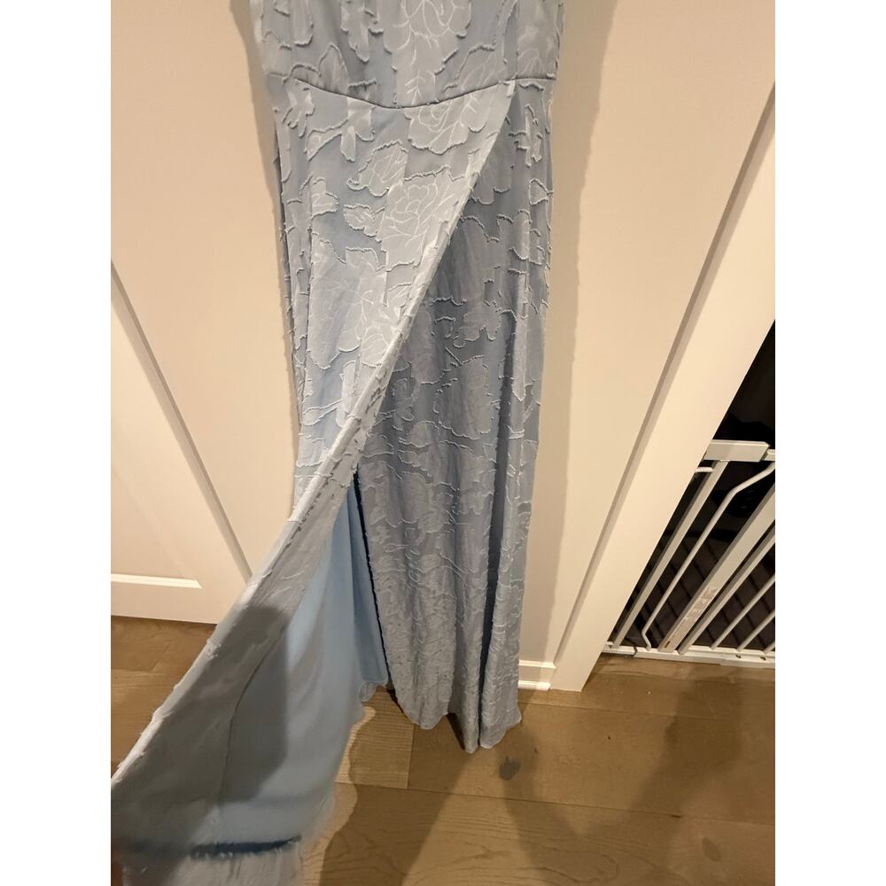 Lulu's Light Blue Prom Dress - Picture 6 of 8